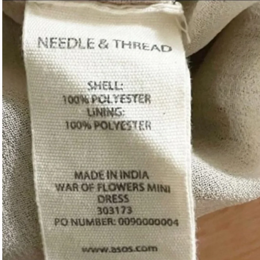 Needle & Thread War of Flowers Black Mini Dress | 10 - Picture 7 of 10